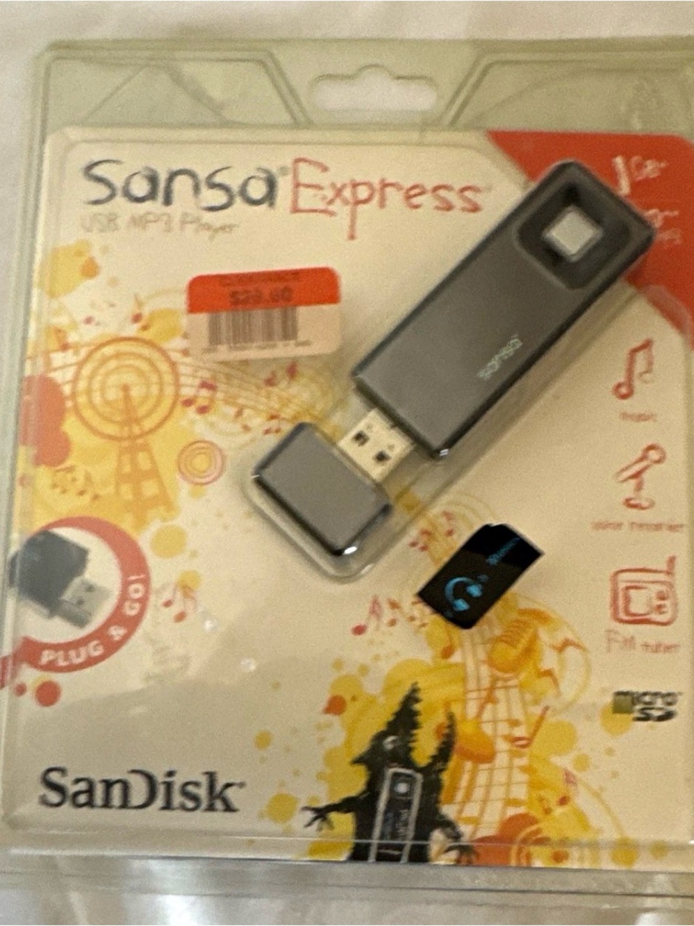 Express USB MP3 Player by Express - Gray